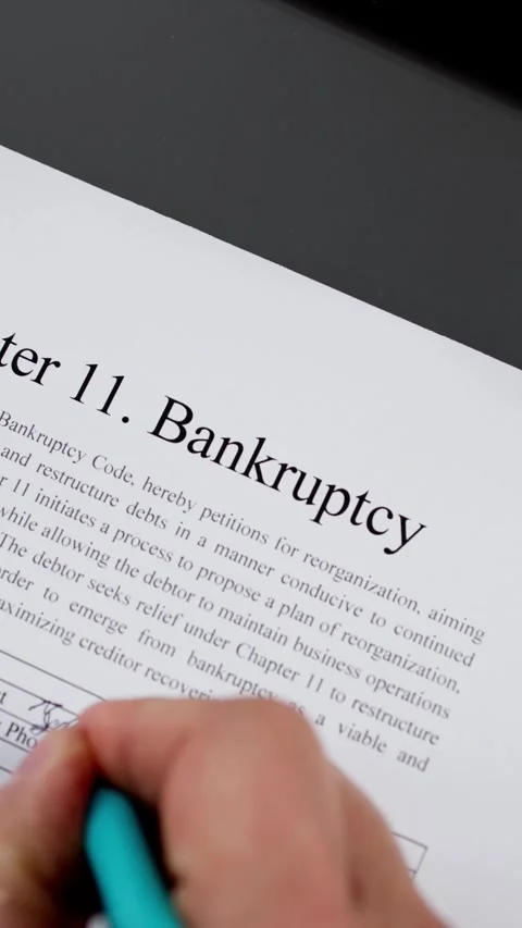 Chapter 11 Bankruptcy Stock Footage 261145263