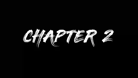Chapter 2 animated handwriting on black background 4k animation Stock Footage 306754600