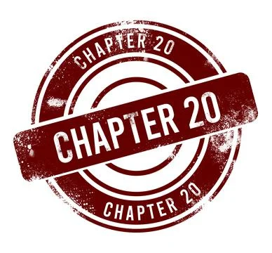 Chapter 20 - red round grunge button, stamp 写真素材