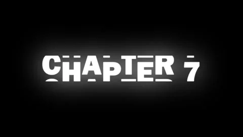 Chapter 7 text effect like a Traditional slot machine - Rolling Text Stock Footage 255241429