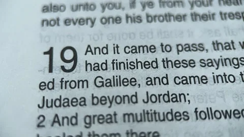 Chapters Of The New Testament, Time Lapse Stock Footage 245941934