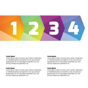 Chapters or progress bar Stock Illustration