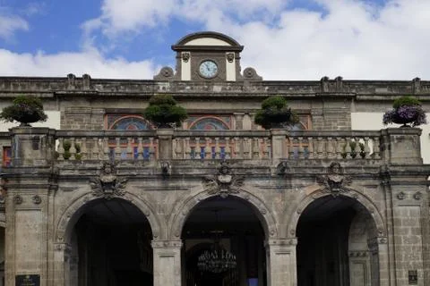 Chapultepec Castle (Castillo de Chapultepec) Mexico City, Mexico. Stock Photos