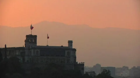 Chapultepec Castle TL Stock Footage 698845