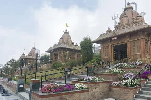 Char Dham or Siddheswar Dham, Namchi, Sikkim, India Stock Photos
