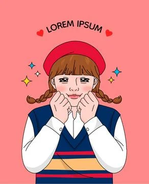 Character 002 Illustrazione stock