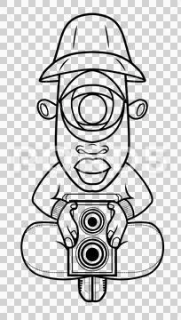 The character alien Stock Illustration