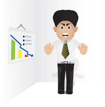 Character and board statistic Stock Illustration