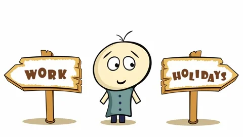 Character and choice on white Stock Footage 98933152