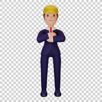 Character with business concept Stock Illustration