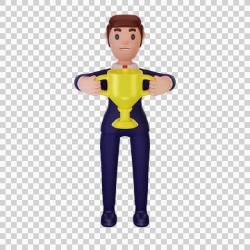 Character with business concept Stock Illustration