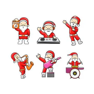Character christmas Illustrazione stock