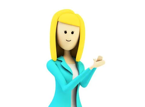 Character cleaning hands Illustrazione stock