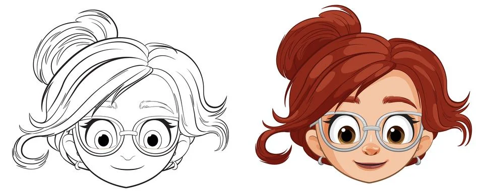 Character Evolution from Sketch to Color Stock Illustration