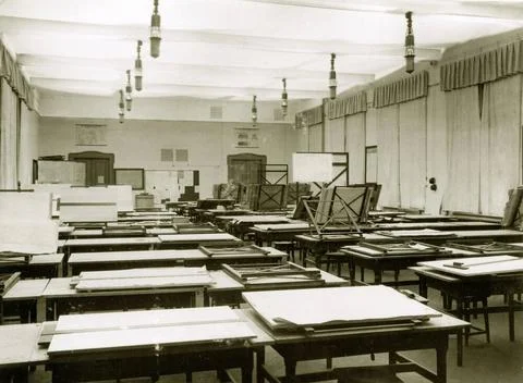 Character hall for machine elements as well as for lifting and transport m... Stock Photos