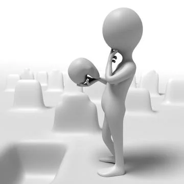 Character as Hamlet Ilustración de archivo