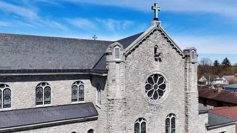 Character of its Construction - St. Mathews Church - Syracuse, NY Foto stock