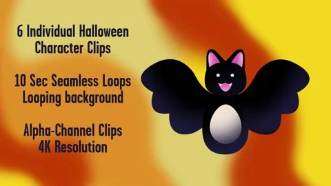 Character Loops for Halloween Stock After Effects