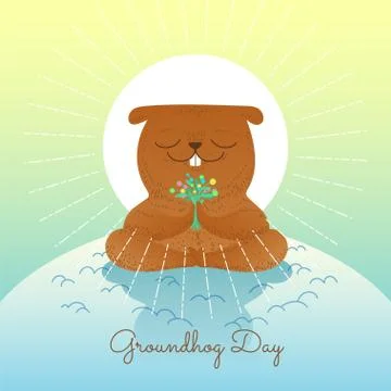 Character marmot Stock Illustration