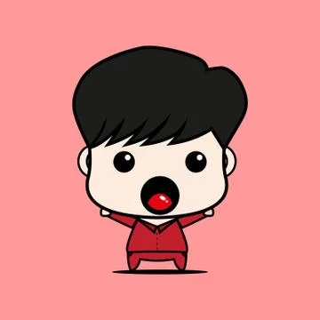 CHARACTER MASCOT Illustrazione stock