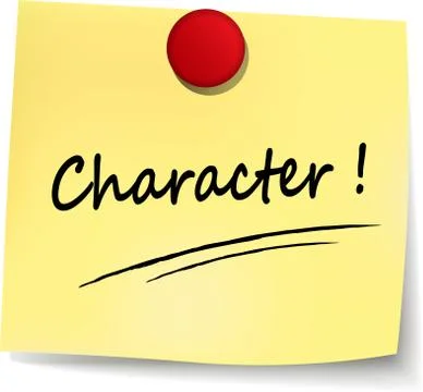Character note Stock Illustration