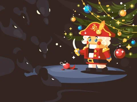 Character of nutcracker Stock Illustration