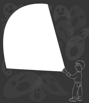 Character qualities courage Stock Illustration