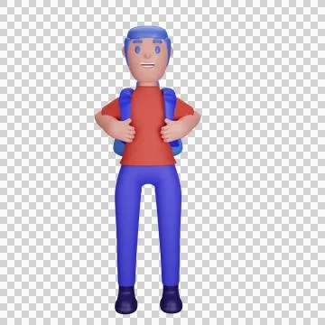 A character riding a rocket Stock Illustration