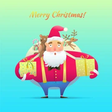 Character Santa Claus Stock Illustration