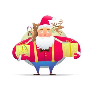 Character Santa Claus Stock Illustration
