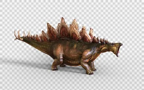 Character of Stegosaurus Illustrazione stock