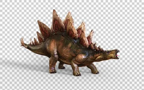 Character of Stegosaurus Illustrazione stock