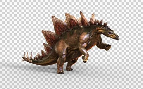 Character of Stegosaurus Stock Illustration