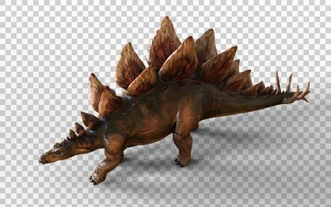 Character of Stegosaurus Illustrazione stock