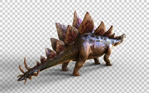 Character of Stegosaurus Illustrazione stock