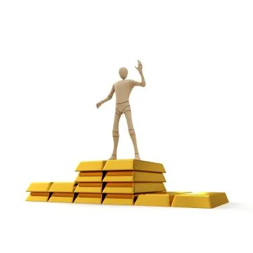 Character take the cake Stock Illustration