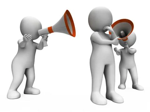 Character in thought or confused while getting megahorn opinions Иллюстрация