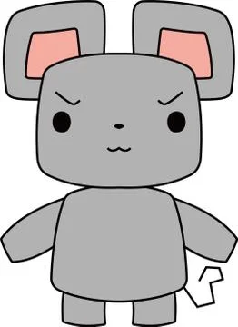 Character of various rat Stock Illustration