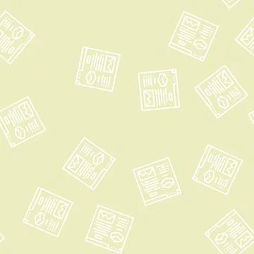 Characteristics land line seamless pattern Stock Illustration