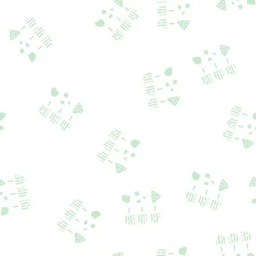 Characteristics of stone glyph seamless pattern 스톡 일러스트