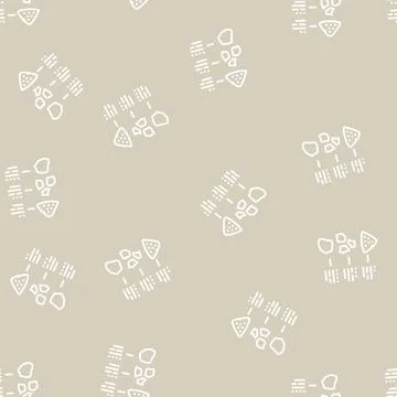Characteristics of stone line seamless pattern Illustrazione stock