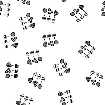 Characteristics of stone vector seamless pattern イラスト素材