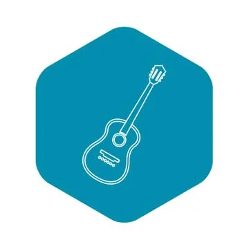 Charango stringed acoustic instrument icon Stock Illustration