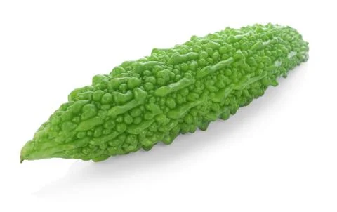 Charantia On a white background Stock Photos