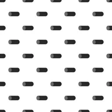 Charcoal briquette seamless pattern for backgrounds and textures Stock Illustration