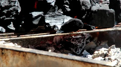 Charcoal burn Vídeos de archivo 27799101