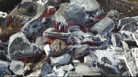 Charcoal burning 库存影片 89973945