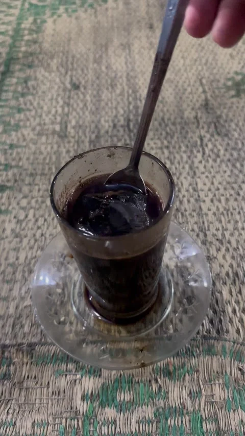 Charcoal coffee Stock Footage 250171583