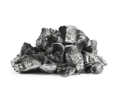 Charcoal isolated Stock Photos