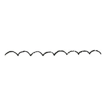 Charcoal or crayon black scribble painting, important underlined, handwriting Stockillustratie
